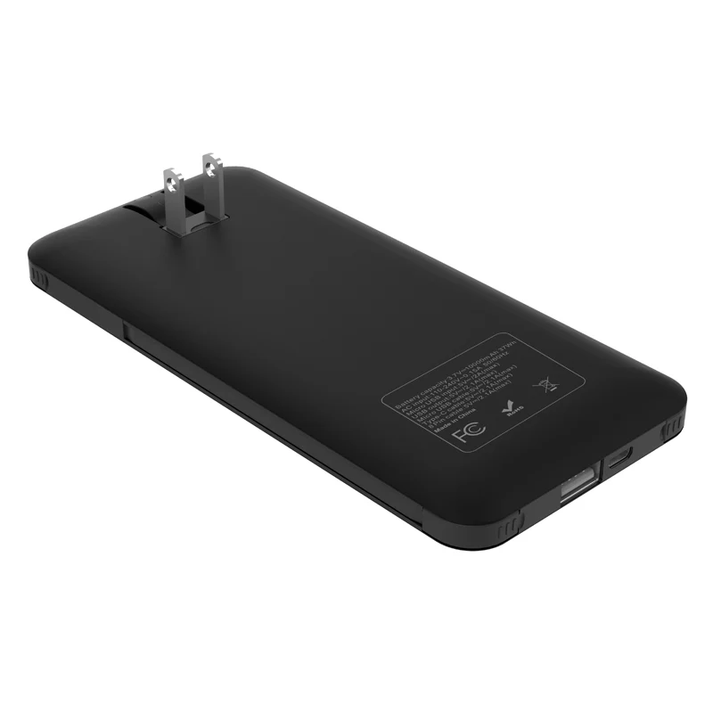 3-in-1 10000mAh Power Bank Portable Charger - AC Plug - Fonus C07 - Image 6