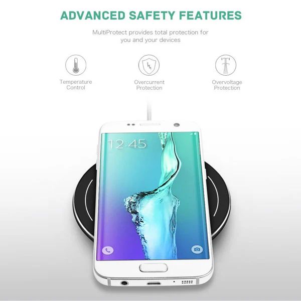 Ultra Slim Wireless Charger Fast Charging Pad - K83 - Image 3