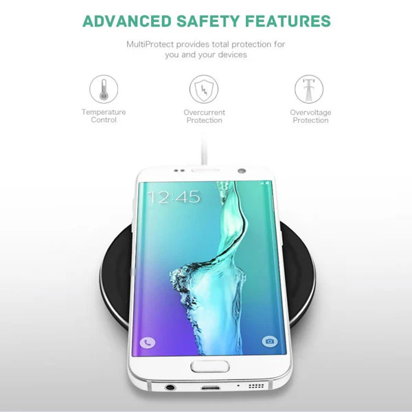 Ultra Slim Wireless Charger Fast Charging Pad - Fonus N97 - Image 3