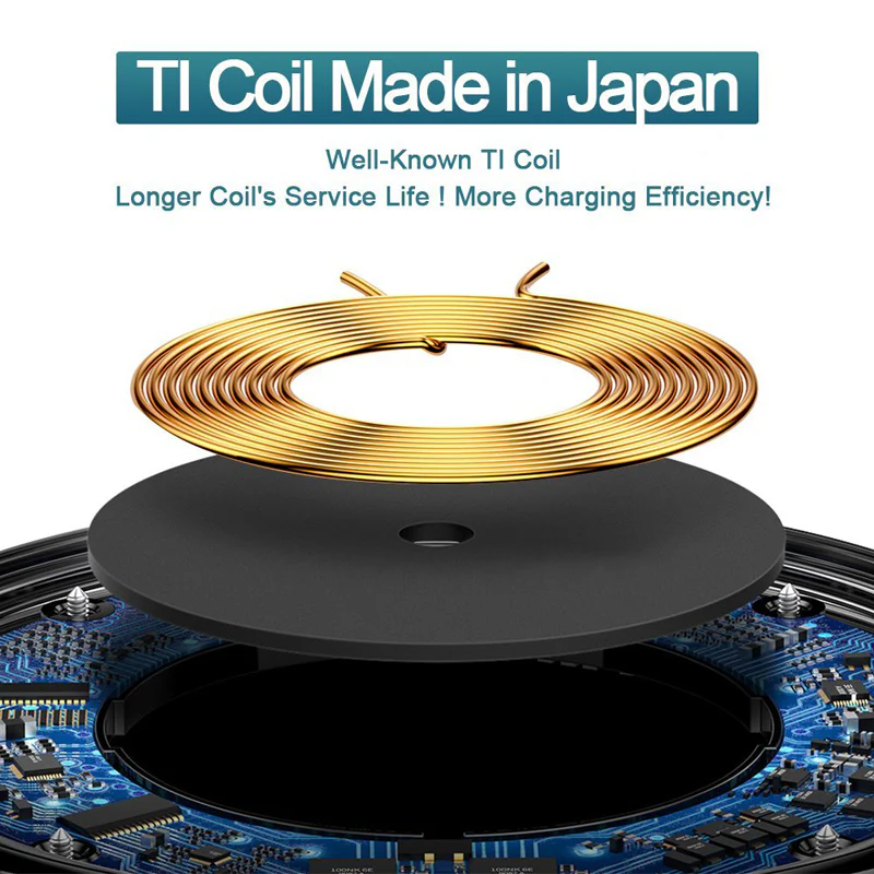 Ultra Slim Wireless Charger Fast Charging Pad - Fonus N97 - Image 5