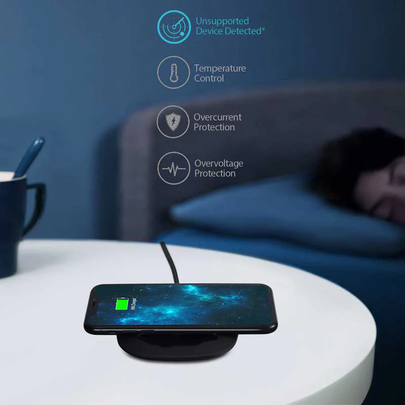 Ultra Slim Wireless Charger Fast Charging Pad - Fonus N97 - Image 6