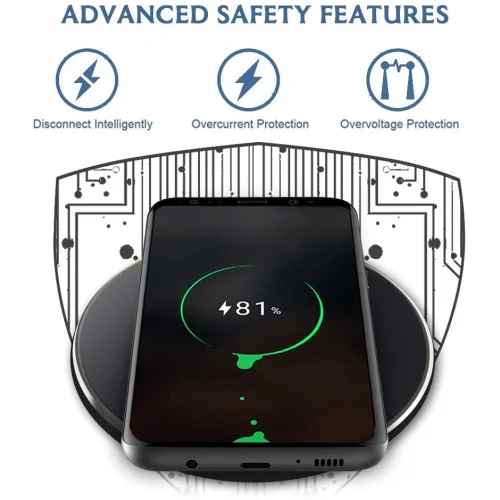 15W Wireless Charger Fast Charging Pad Slim Quick Charge - Image 4