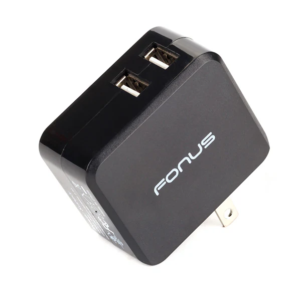 17W 3.4A 2-Port USB Home Wall Charger - Smart Detect - Fonus K63 - Image 4