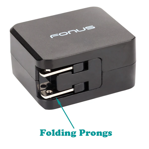 17W 3.4A 2-Port USB Home Wall Charger - Smart Detect - Fonus K63 - Image 5