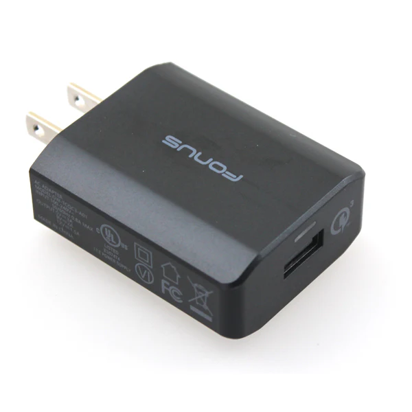 18W Fast USB Home Wall Charger 6ft USB-C Cable - QC3.0 - Fonus B75 - Image 4