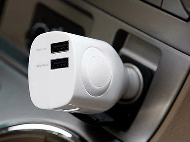 2-in-1 Car Home Charger Coiled USB Cable Micro-USB to USB-C Adapter Charger Cord Power Wire Folding Prongs - ZDK12 - Image 8