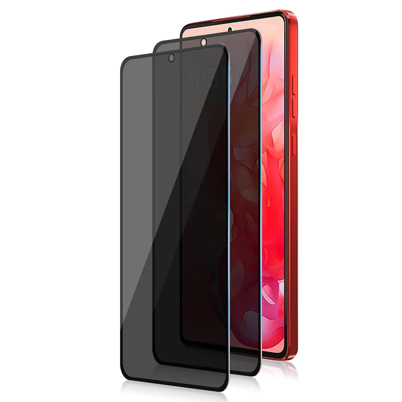 2 Pack Privacy Screen Protector Tempered Glass Anti-Spy 9H Hardness Anti-Peep 3D Edge - ZD2V73