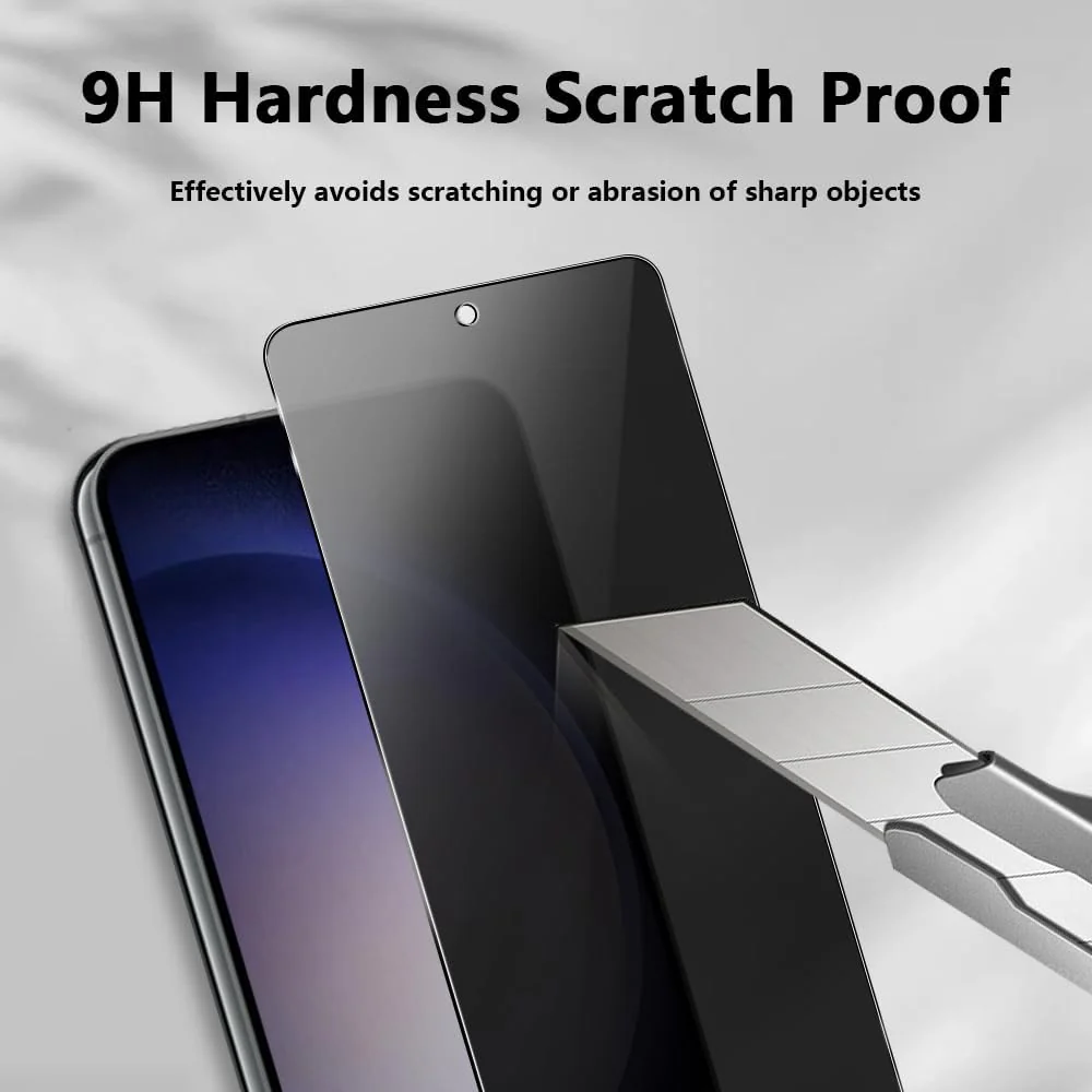 2 Pack Privacy Screen Protector Tempered Glass Anti-Spy 9H Hardness Anti-Peep 3D Edge - ZD2XG90 - Image 4