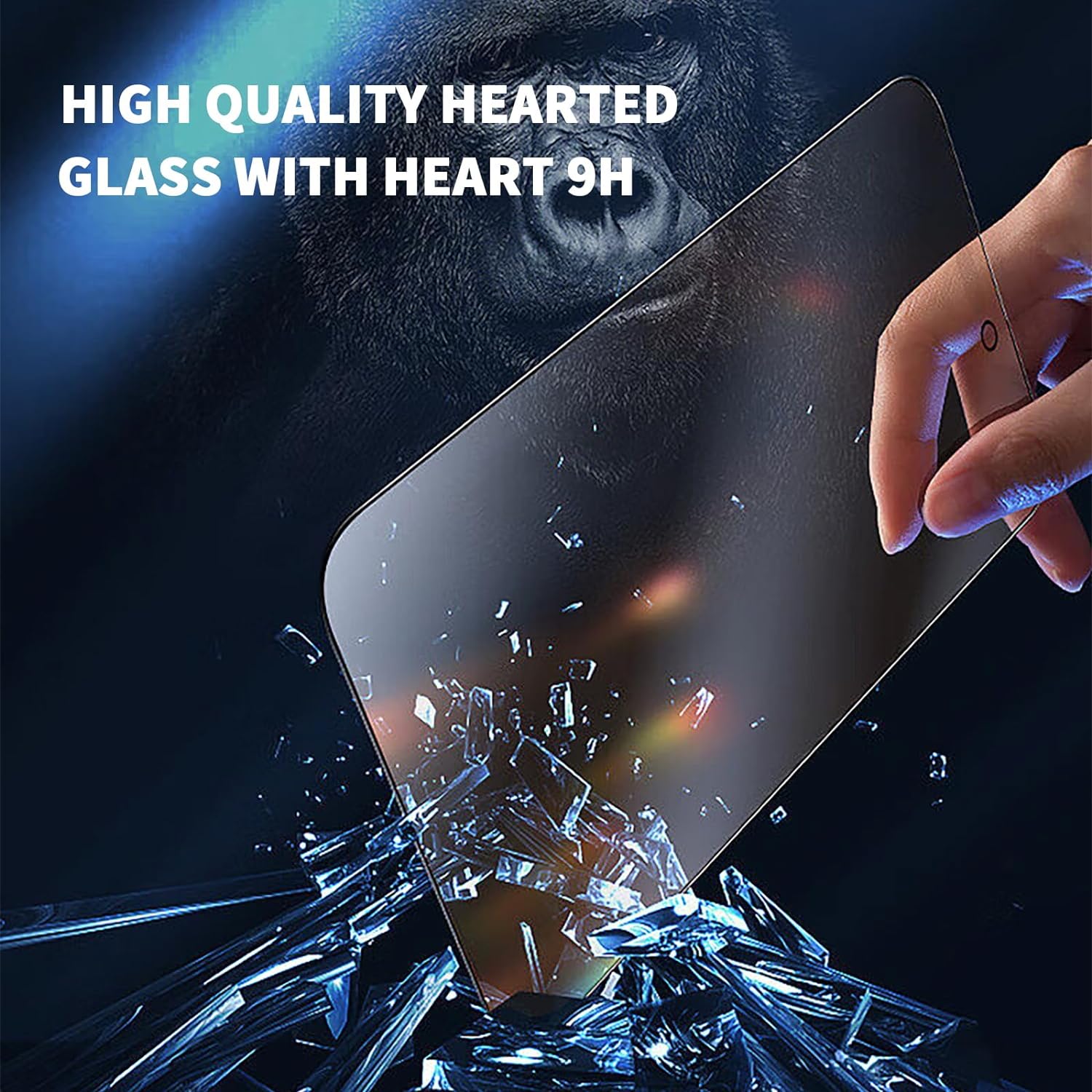 2 Pack Privacy Screen Protector Tempered Glass Curved Anti-Spy Anti-Peep Case Friendly - ZD2SP49 - Image 4