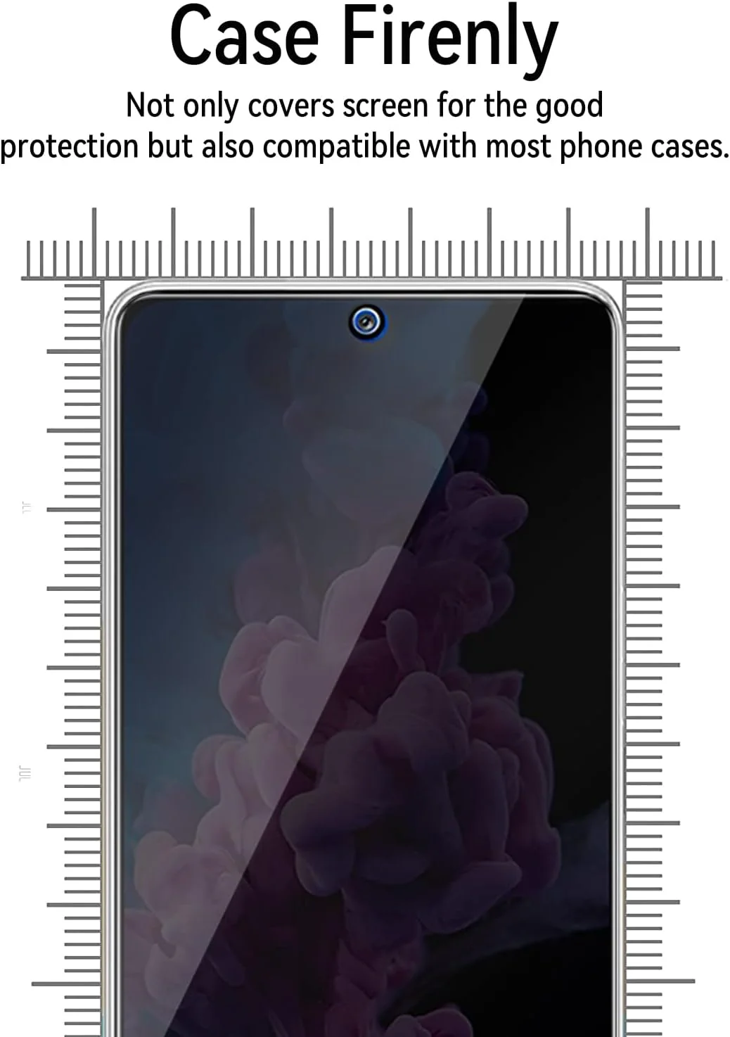 2 Pack Privacy Screen Protector TPU Film Fingerprint Works Anti-Spy Anti-Peep 3D Edge - ZD2SP13 - Image 5