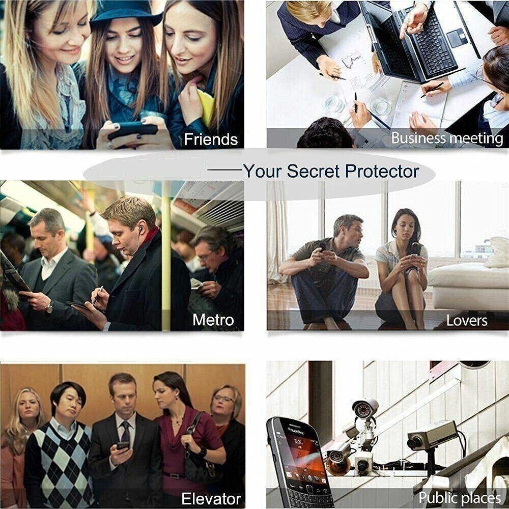 2 Pack Privacy Screen Protector TPU Film Fingerprint Works Anti-Spy Anti-Peep 3D Edge - ZD2V48 - Image 4