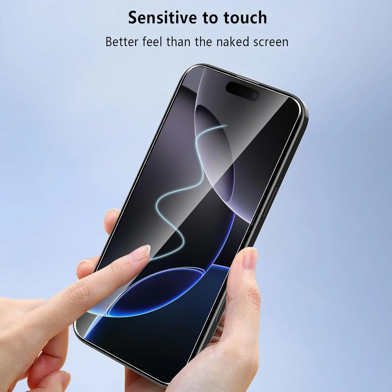 2 Pack Screen Protector Matte Tempered Glass HD Clear Full Cover (Fingerprint Unlock) 9H Hardness - ZD2SP01 - Image 5