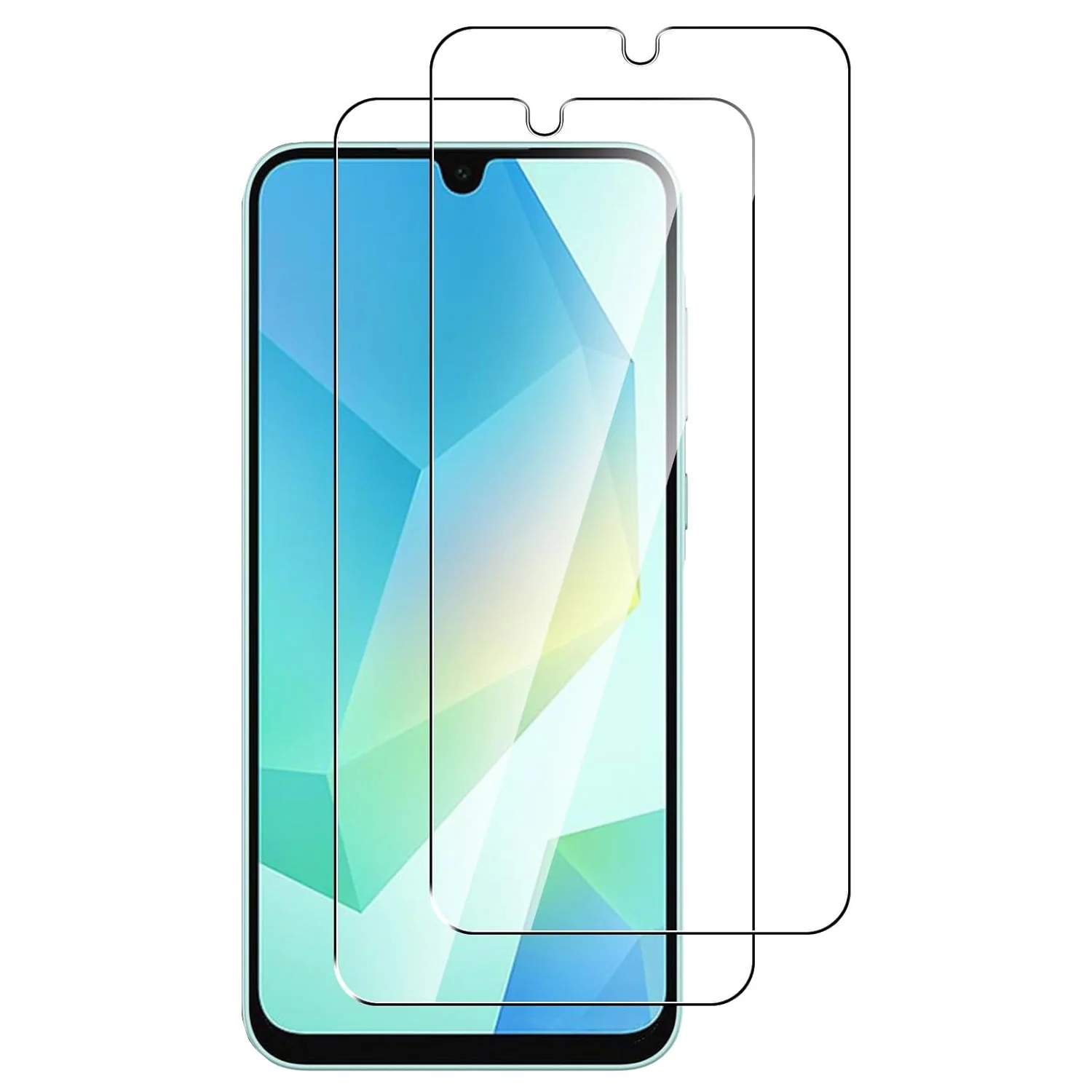 2 Pack Screen Protector Tempered Glass HD Clear Full Cover (Fingerprint Unlock) 9H Hardness - ZD2SP19