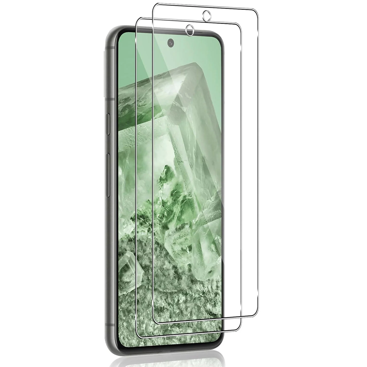 2 Pack Screen Protector Tempered Glass HD Clear Full Cover (Fingerprint Unlock) 9H Hardness - ZD2SP23