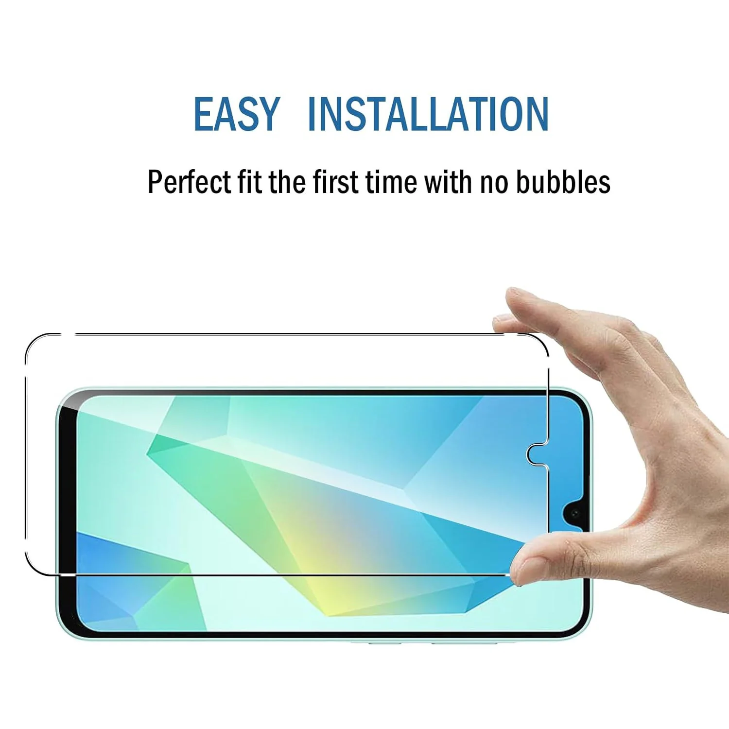2 Pack Screen Protector Tempered Glass HD Clear Full Cover (Fingerprint Unlock) 9H Hardness - ZD2SP56 - Image 5