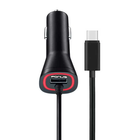 3.4Amp USB-C Car Charger - Extra USB Port - Fonus D42 - Image 4