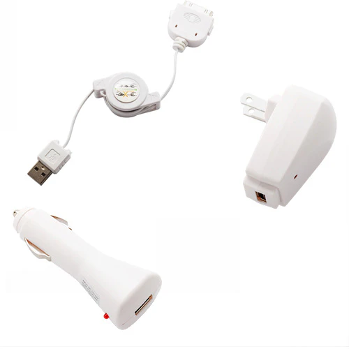 3-in-1 Home Car Charger USB Cable Retractable - Image 5