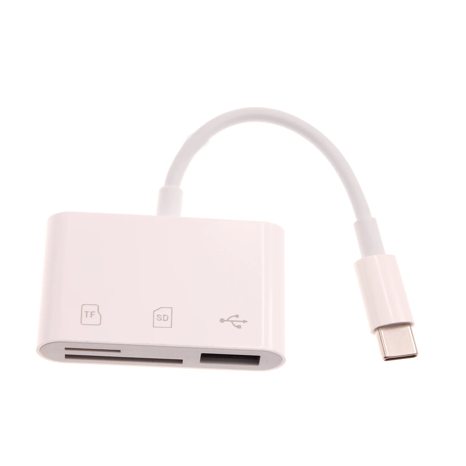3-in-1 USB-C Adapter Card Reader MicroSD Slot TYPE-C - ZDP21