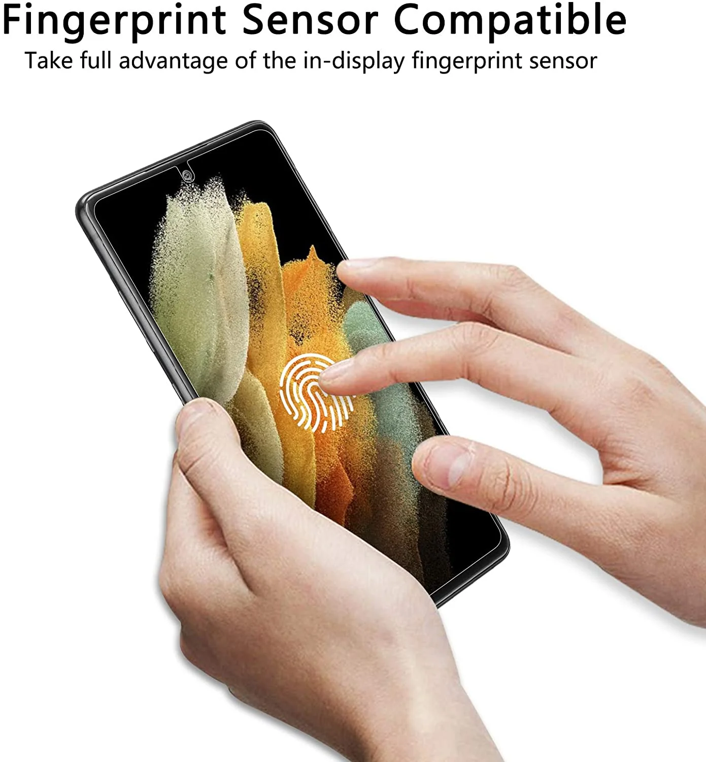 3 Pack Matte Screen Protector TPU Film Anti-Glare Anti-Fingerprint Fingerprint Works Case Friendly - ZD3Z37 - Image 6