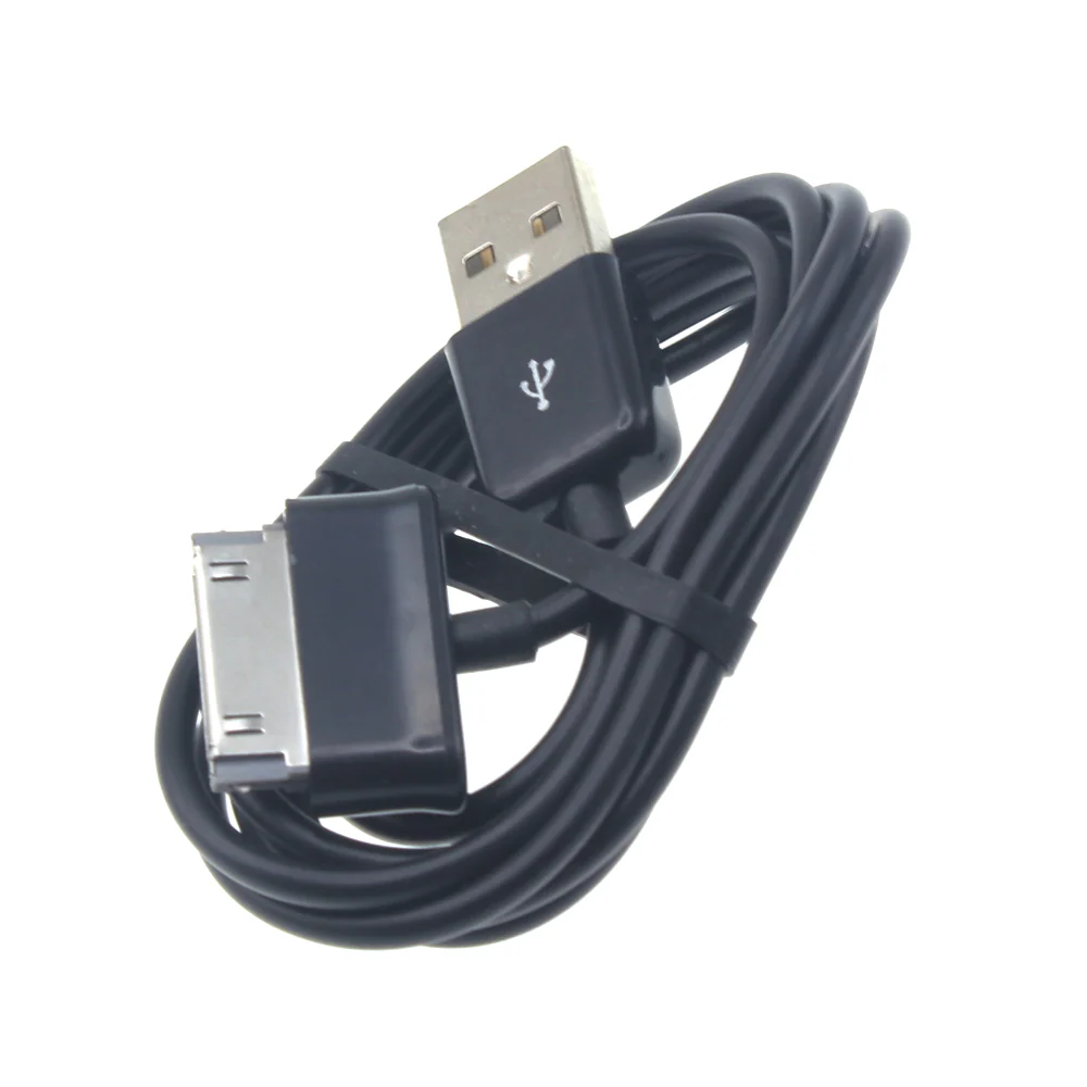 30-Pin USB Cable Charger Cord - TPE - Black - M09