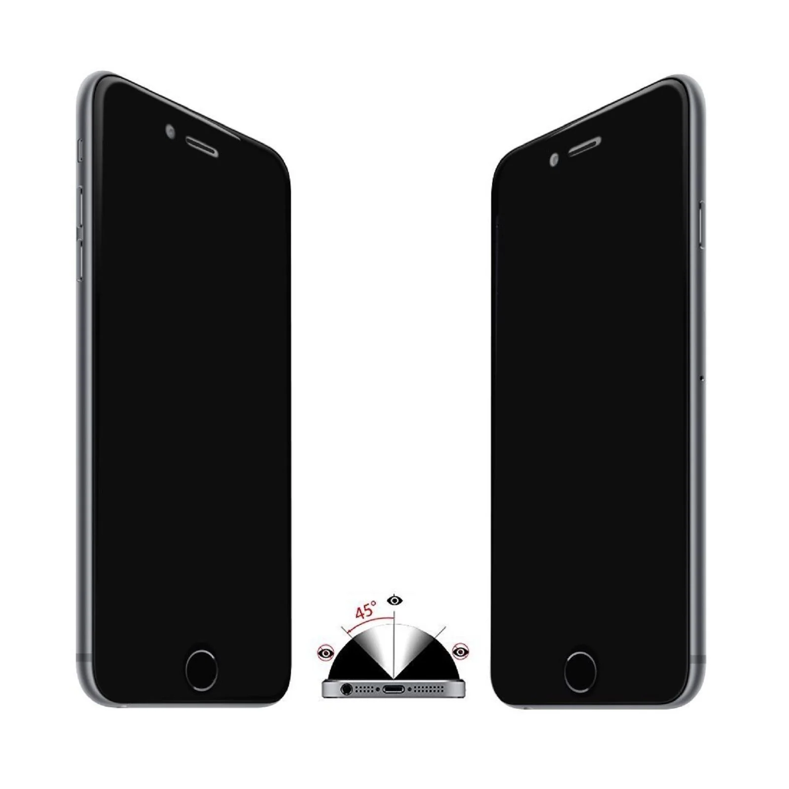 iPhone X/XS/11 Pro - Privacy Screen Protector - Tempered Glass - 3D Full Cover - Image 2