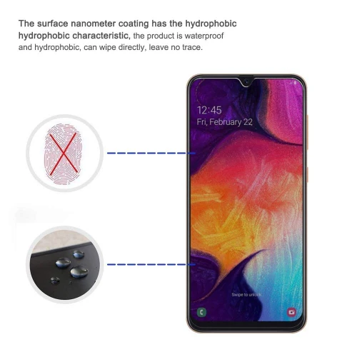 Samsung Galaxy A50 A30 A20 - Privacy Screen Protector - Tempered Glass - 3D Full Cover - Image 6