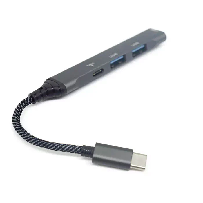4-in-1 Adapter USB Hub USB-C Charger Port USB Splitter TYPE-C PD Port - ZDY50 - Image 4