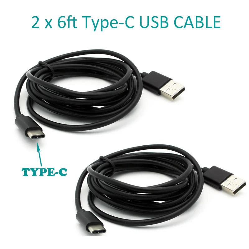 4-in-1 Home Car Charger Set with Two 6ft Cables - USB-C - Fonus K06 - Image 6