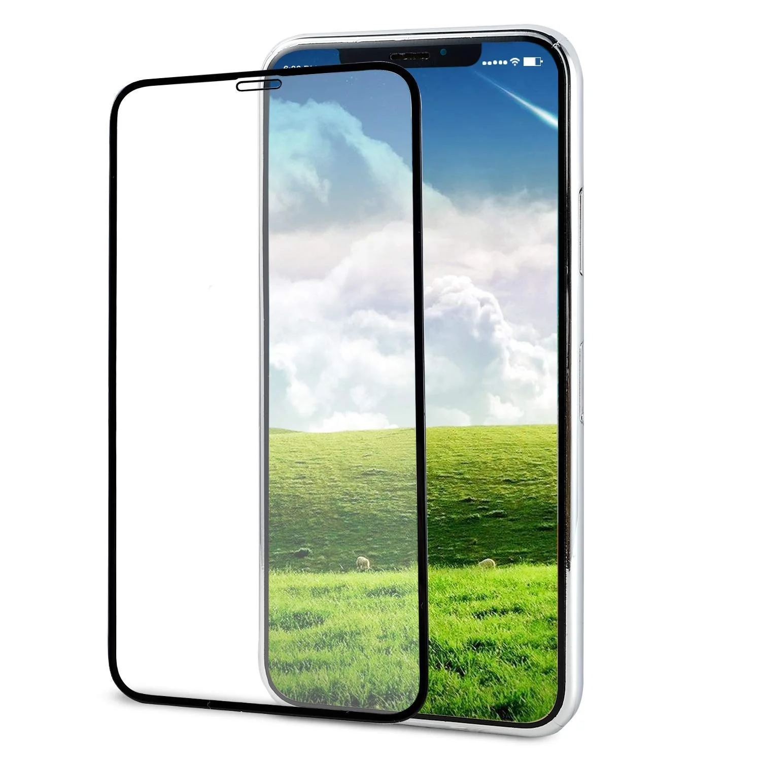 iPhone X/XS/11 Pro - Tempered Glass Screen Protector - HD Clear - 5D Curved - Full Cover - Image 7