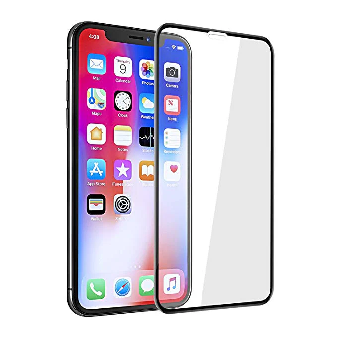 iPhone X/XS/11 Pro - Tempered Glass Screen Protector - HD Clear - 5D Curved - Full Cover - Image 9