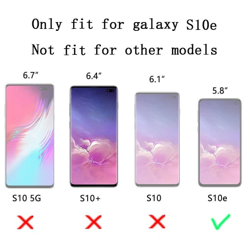 Samsung Galaxy S10e - Tempered Glass Screen Protector - Full Cover Curved - Fingerprint Unlock - Image 5