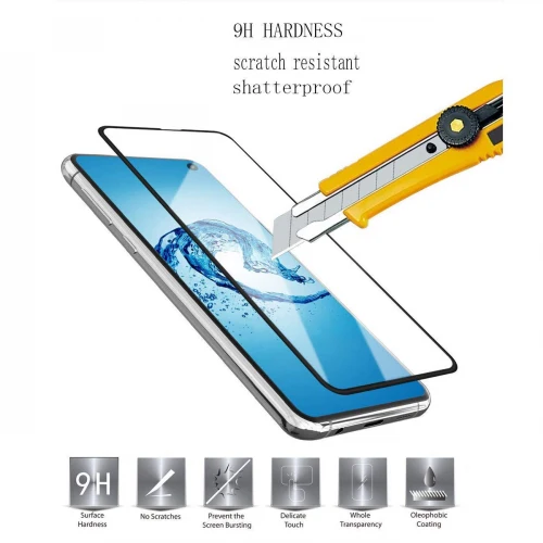 Samsung Galaxy S10e - Tempered Glass Screen Protector - Full Cover Curved - Fingerprint Unlock - Image 6