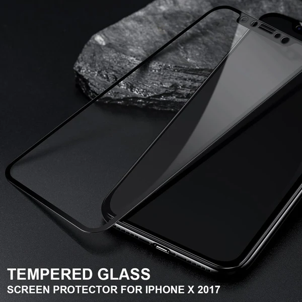 iPhone X/XS/11 Pro - Tempered Glass Screen Protector - HD Clear - 5D Curved - Full Cover - Image 6