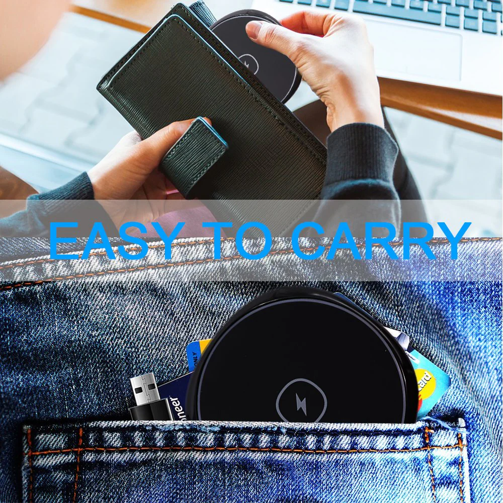 Ultra Slim Wireless Charger Fast Charging Pad - Non-Slip - Fonus R86 - Image 8