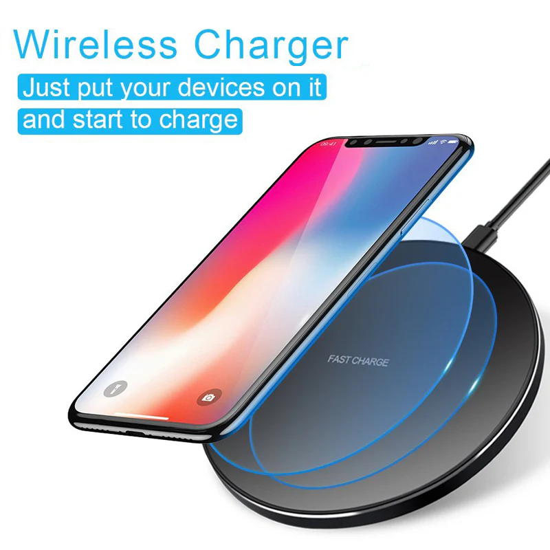 Ultra Slim Wireless Charger Fast Charging Pad - Fonus - Image 2