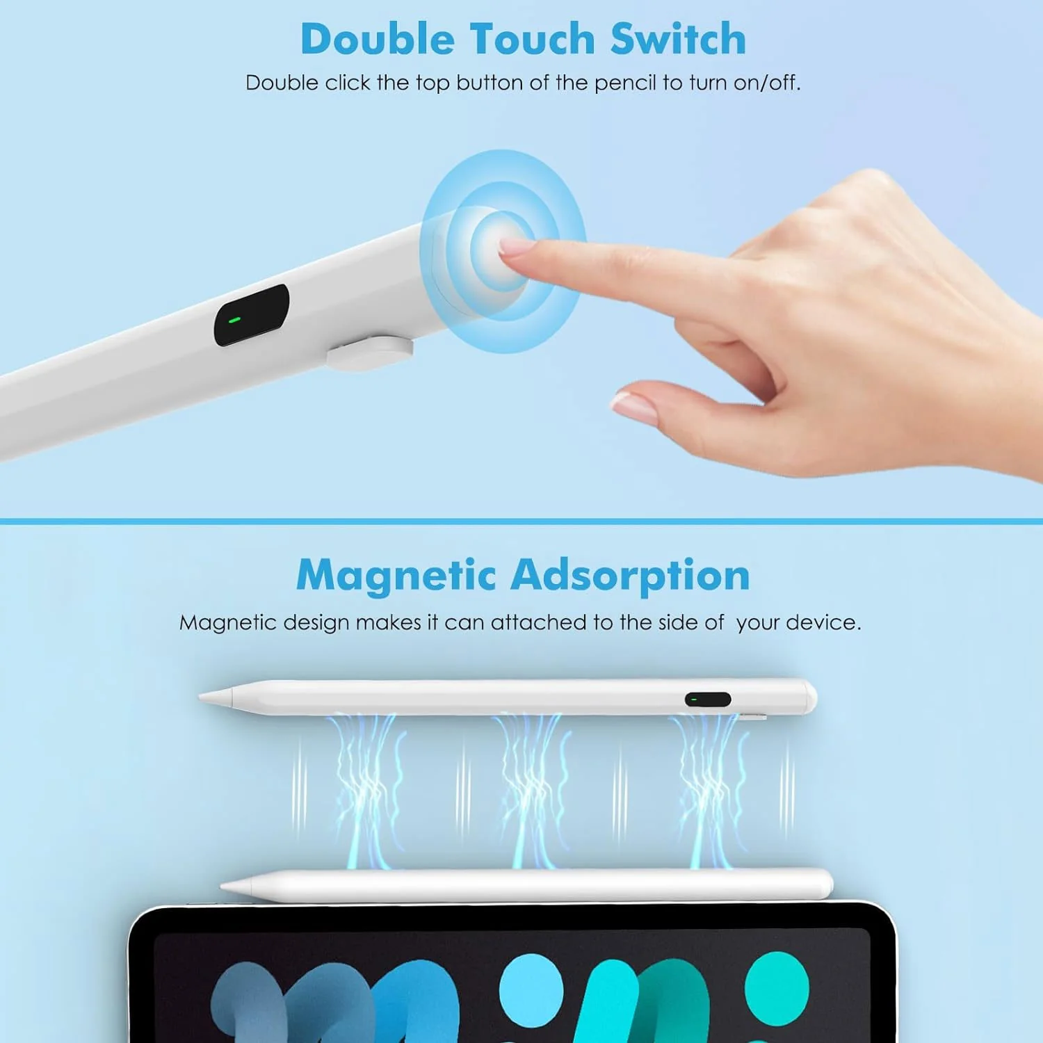 Active Digital Display Stylus Touch Pen Capacitive Rechargeable Palm Rejection - ZDV62 - Image 4