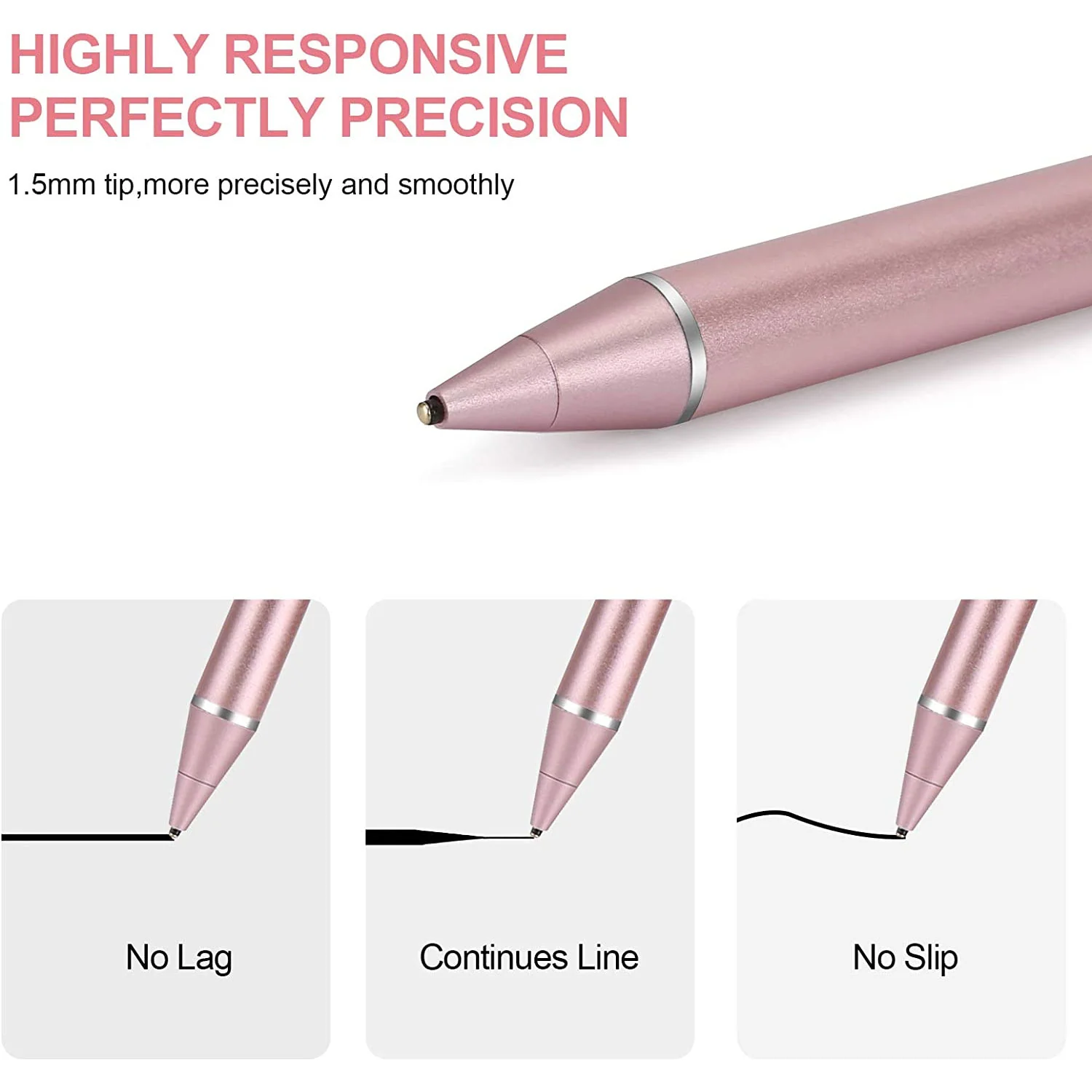 Active Stylus Pen Digital Capacitive Touch Rechargeable Palm Rejection - ZDG78 - Image 4