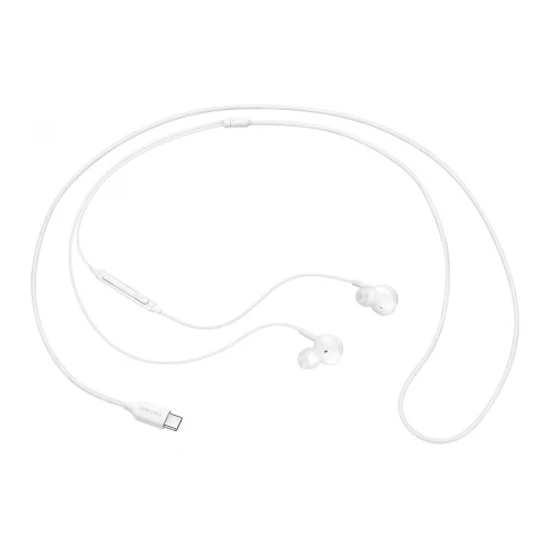 AKG TYPE-C Earphones Authentic Headphones USB-C Earbuds EO-IC100 w Mic - White - Image 6