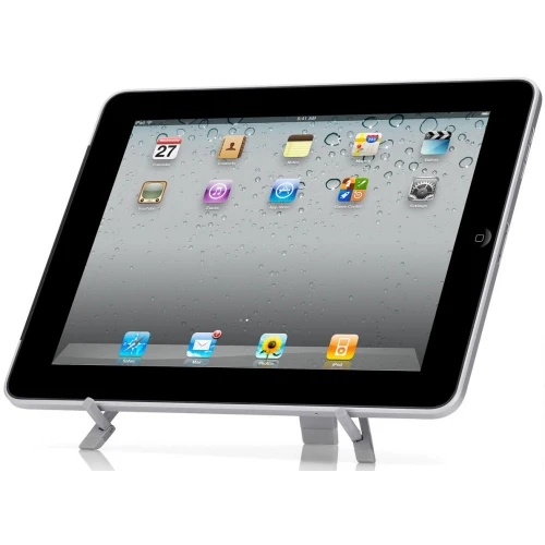 Portable Travel Folding Tablet Stand Desktop Holder - Aluminum - F89 - Image 5