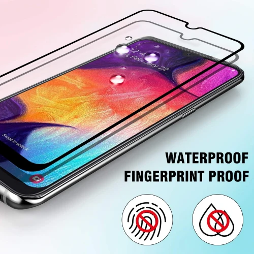Samsung Galaxy A50 A30 A20 - Anti-Glare Tempered Glass Screen Protector - 3D Full Cover - Image 3