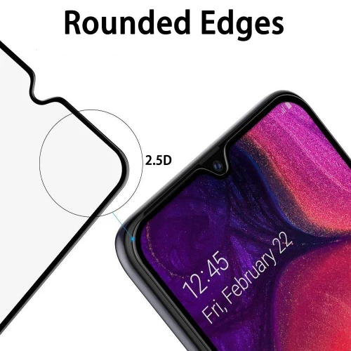 Samsung Galaxy A50 A30 A20 - Anti-Glare Tempered Glass Screen Protector - 3D Full Cover - Image 6