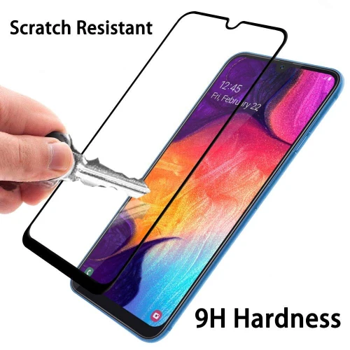 Samsung Galaxy A50 A30 A20 - Anti-Glare Tempered Glass Screen Protector - 3D Full Cover - Image 7