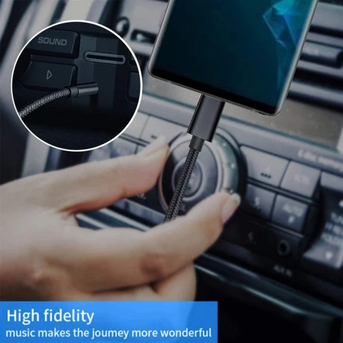 Aux Cable USB-C to 3.5mm Audio Cord Car Stereo Aux-in Adapter Speaker Jack Wire - ZDA71 - Image 5