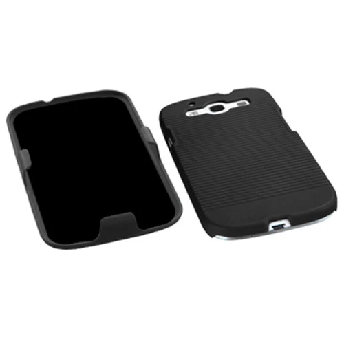 Case Holster Combo Swivel Belt Clip - Dropproof - Kickstand - Black - Fonus D53 - Image 4