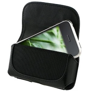 Leather Case Belt Clip Holster Cover - LCASE03 - Black - B03 - Image 7
