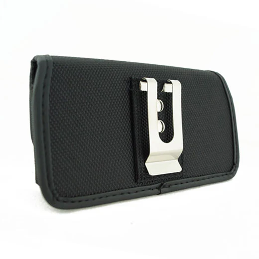 Case Belt Clip Canvas Rugged Holster Cover - LCASE38 - Black - M22 - Image 2