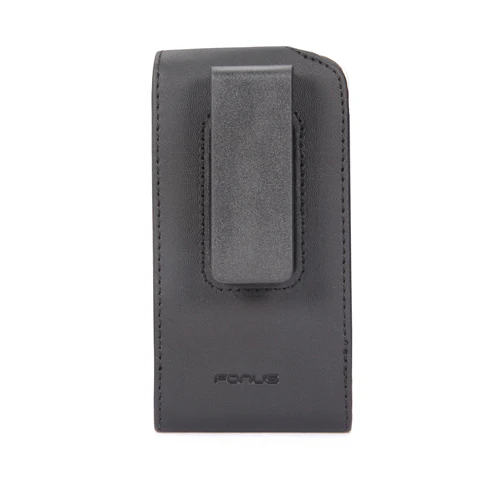 Leather Case Belt Clip Swivel Holster - Vertical Cover - LCASE20 - Black - Fonus M37 - Image 2