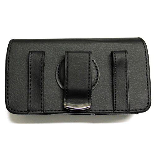 Leather Case Belt Clip Swivel Holster Cover - LCASE28 - Black - Xenda D64 - Image 3