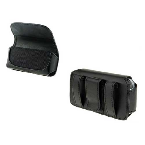 Leather Case Belt Clip Holster Cover - LCASE16 - Black - E63 - Image 4