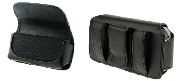 Leather Case Belt Clip Holster Cover - LCASE08 - Black - B08 - Image 2